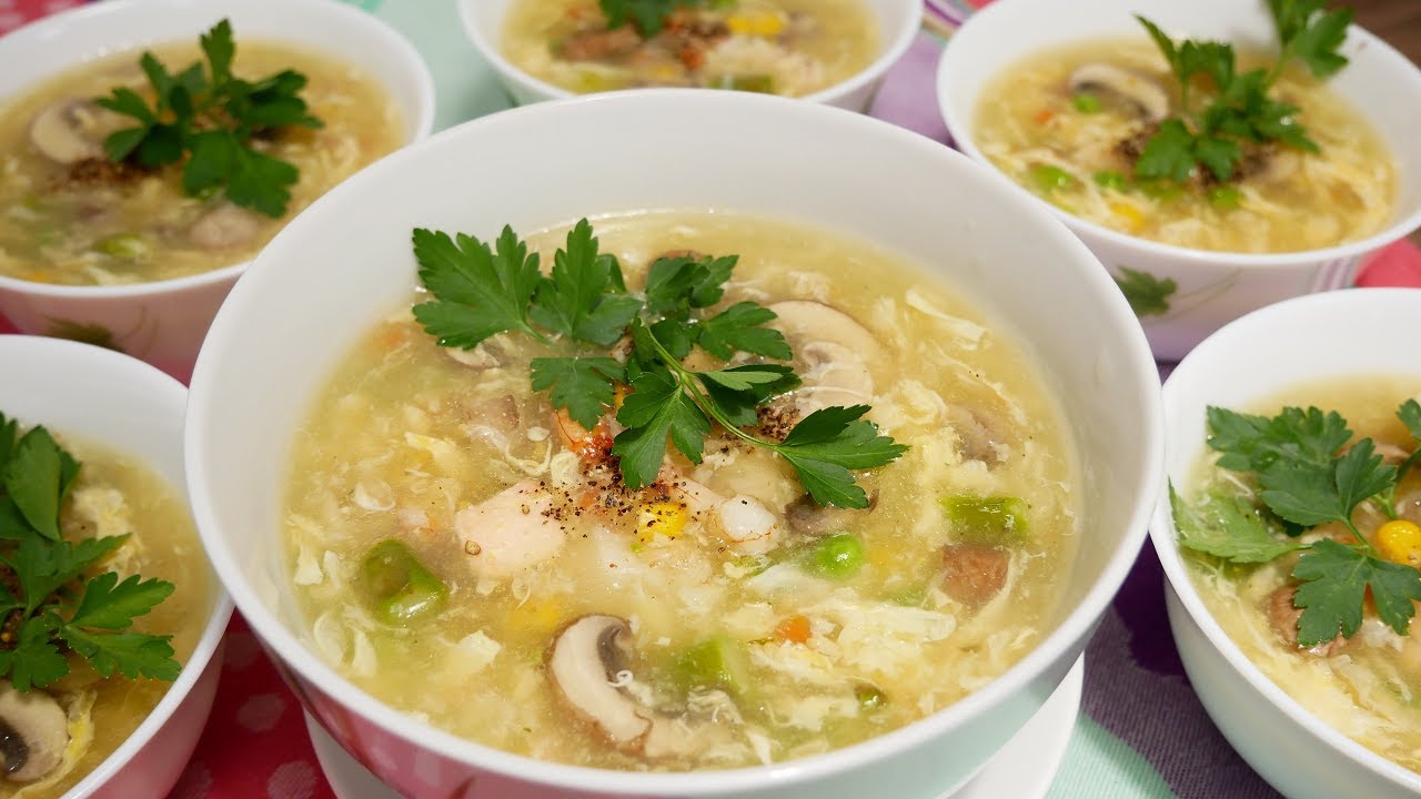 SÚP KHAI VỊ - Cách nấu Súp Hải sản thập cẩm | Suppe | Soup - Món đãi tiệc by Vanh Khuyen - YouTube