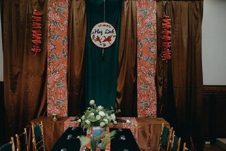 Trang trí bàn thờ gia tiên ngày cưới kiểu xưa độc đáo - Ảnh 41